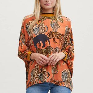 Anthropologie Zaniya Menagerie Top